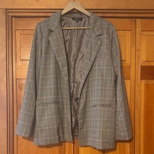 Lulus Gray Plaid Women's Blazer